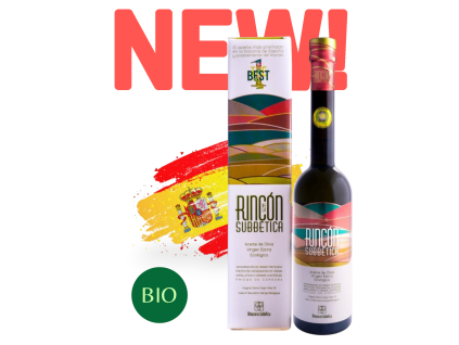 Rincón de la Subbética 500 mL - celosvetový víťaz 2012-2018-2019-2020-2021-2022-2023-2024-2025  Prémiový Bio ekologický olivový olej