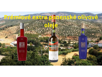 Prémiové extra panenské olivové oleje